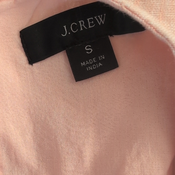 J.Crew Light Pink Coral Tunic Linen Shift Dress Size Small - Picture 6 of 10